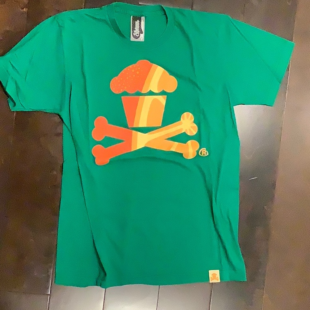 Johnny Cupcakes - Green T-shirt - Orange